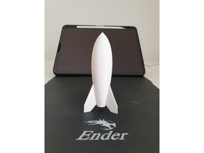 roxy rocket cohete 3d print model - Mito3D