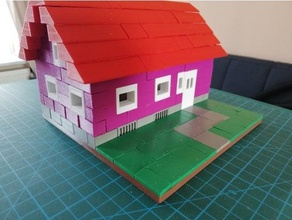 hbs inşa etmek 1 ev Bahçe 3d print model - Mito3D