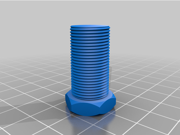 Tornillo para husillo 14x100 25mm özelleştirilmiş 3D print model - Mito3D