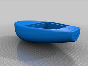 footy class sailboat rc 3d print model - Mito3D