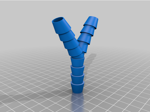 13 5 mm y-schlauchverbindung y-hose-connection 3D print model - Mito3D