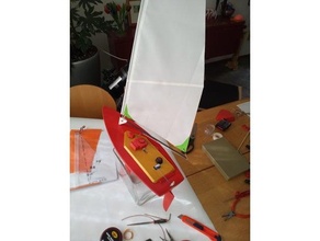 turbowinch 033 rc sailboat servo winch 3d print model - Mito3D