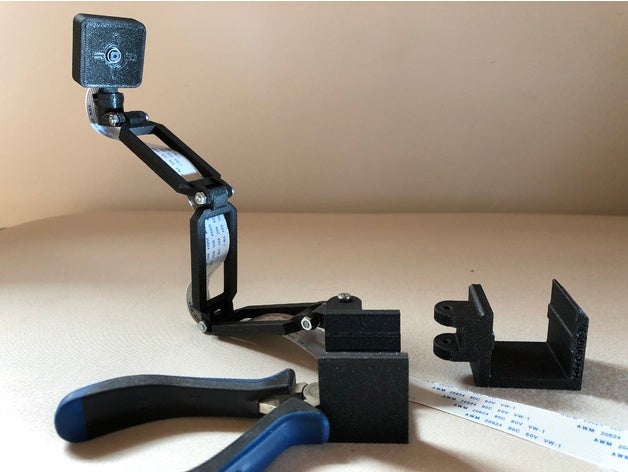 Prusa Mini Himbeere pi Kamera montieren 3D print model - Mito3D