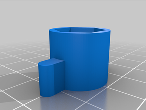 personalizzato metrico esadecimale Noce presa attrezzo taglia 3d print model - Mito3D