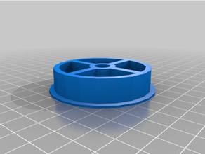 filament spool adapter 54mm 3d print model - Mito3D