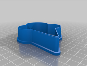 ice cream cone cookie cutter 3d print model - Mito3D