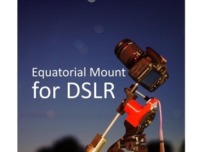 equatorial mount dslr 3d printed printing arduino astronomy astrophotography initiative tracker star 3d print model - Mito3D