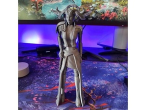 ayana alien federation diplomat figure miniture model oddworks statue toy 3d print model - Mito3D