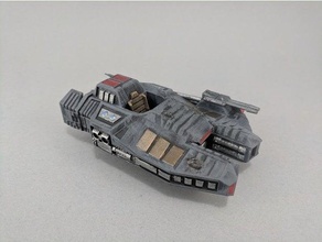 sci fi gepanzert Kampf Speeder 3d print model - Mito3D