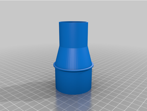 cyclone hose customized 3d print model - Mito3D
