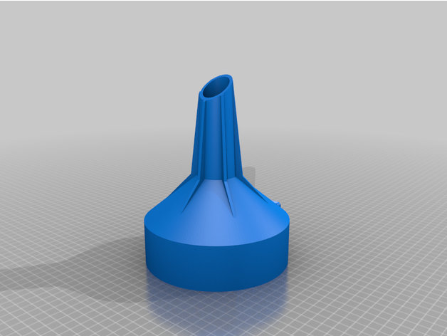 huge funnel vent - gro er trichter mit druckausgleich 31mm customized 3D print model - Mito3D