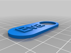 personalizado chaveiro personalizador 3d print model - Mito3D