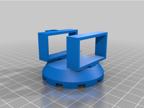 iron man arc reactor battery mount 3d print model - Mito3D