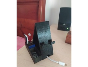phone stand acessories entrance 3d print model - Mito3D