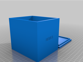 noir peste héros cartes boîte personnalisé 3d print model - Mito3D