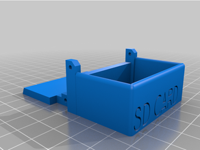 micro sd card tray lid holder 3d print model - Mito3D