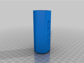 özelleştirilmiş labirent hediye Kutu kapak Metin 3d print model - Mito3D