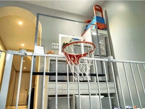 mini-basketball net regalo super-wide baby gate yard basketball 3d print model - Mito3D