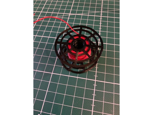 soldadura cable carrete 3D print model - Mito3D