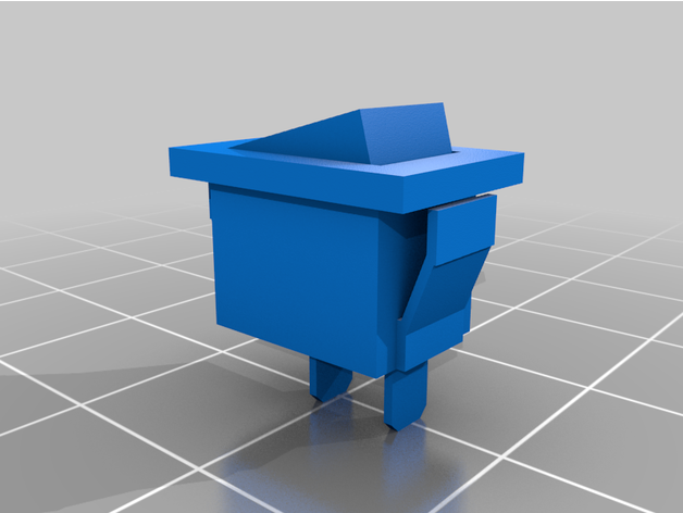 Puissance commutateur bascule 3D print model - Mito3D