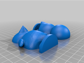 Pinguin Tier Kreuzung 3d print model - Mito3D