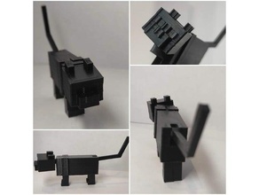 Minecraft gato figuras 3d print model - Mito3D