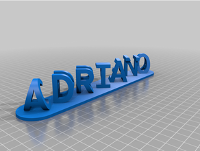 chupeta texto giro personalizado 3d print model - Mito3D