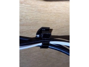 Kabel Clip Ratschen Schraube montieren Klemme Halter Unterstützung Management freecad v018 Draht 3d print model - Mito3D