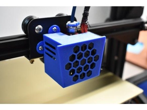 créalité ventilateur envelopper couverture gaine 3d print model - Mito3D