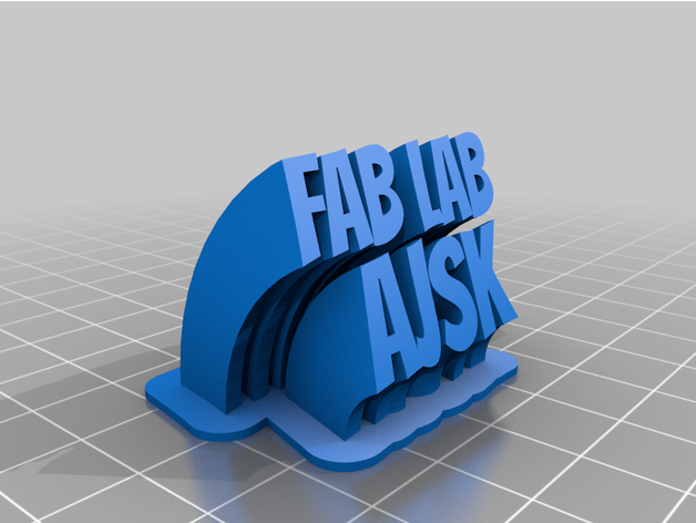 fab lab kair customized 3D print model - Mito3D