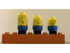 minionfig minifig escala lacaio Lego compatível asseclas prumo kevin Stuart 3d print model - Mito3D
