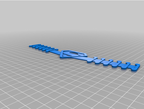 superman mask strap- extended 3d print model - Mito3D
