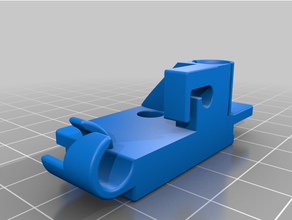 2020 ender 3 pro tool less filamento guida + opzionale cuscinetto più pulito 3d print model - Mito3D
