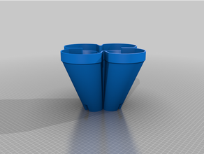 stackable planter planters pot plant 3d print model - Mito3D