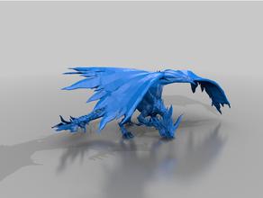xeno'jiiva 1 dragon mhw monster hunter xeno xenojiiva 3d print model - Mito3D