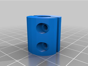 customized axis coupler 5-8 3d print model - Mito3D