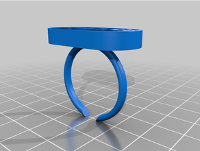 ahilan - customized text ring 3d print model - Mito3D