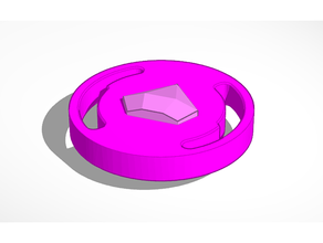 invencível Rosa diamante blindagem octa beyblade estourar camada Steven universo 3d print model - Mito3D