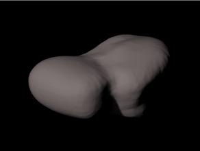 4769 castalia ridimensionato asteroide asteroidi astronomia terra oggetto radar spazio 3d print model - Mito3D