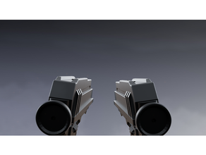 dc 17 blaster pistola cobrando lidar mod clone Soldado guerras cosplay suporte arma Guerra Estrelas traje Estrela 3d print model - Mito3D