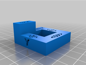 multiplicar punto calibración forma cubo prueba impresión 3d print model - Mito3D