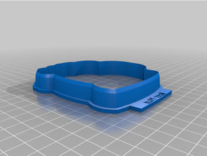frosty beer cookie cutter 3d print model - Mito3D