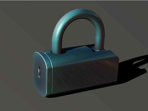 simple lock 2 3d print model - Mito3D