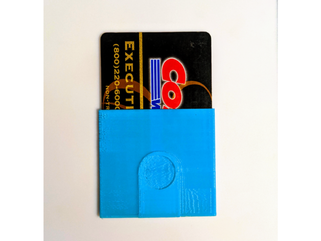 contact-less credit card sleeve covid-19 3D print model - Mito3D