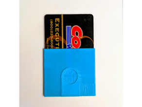 contact-less credit card sleeve covid-19 3d print model - Mito3D