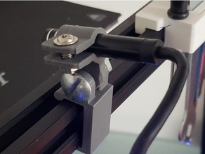 Endoskop Halter Unterstützung Sattel Kamera montieren Ender 5 3d print model - Mito3D