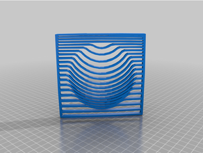 ottico illusione supporti 3d print model - Mito3D