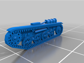 type94 light tank tk fffprinter ww2 3d print model - Mito3D