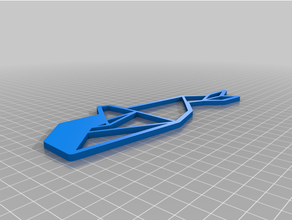 personalizzato origami balena 3d print model - Mito3D