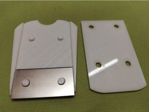 rascavidrios afeitar cama cuchilla rasca-vidrios vitroceramica 3d print model - Mito3D